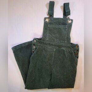Listicle Gray Corduroy Overalls
